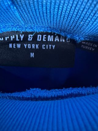 Felpe Supply & Demand Blu Elettrico