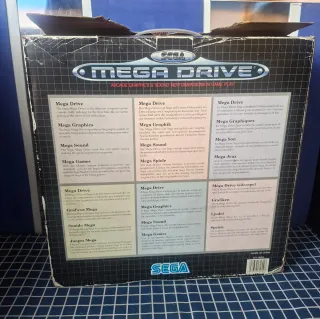 MEGADRIVE 1 ORIGINAL CAJA OFICIAL COMPLETA