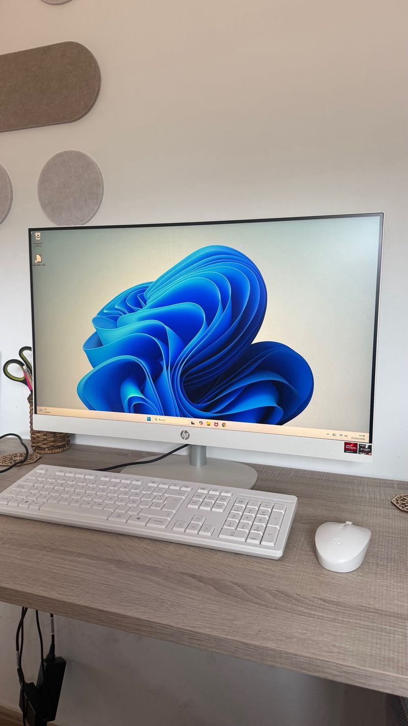 Ordenador sobremesa HP All-in-One 27 Blanco