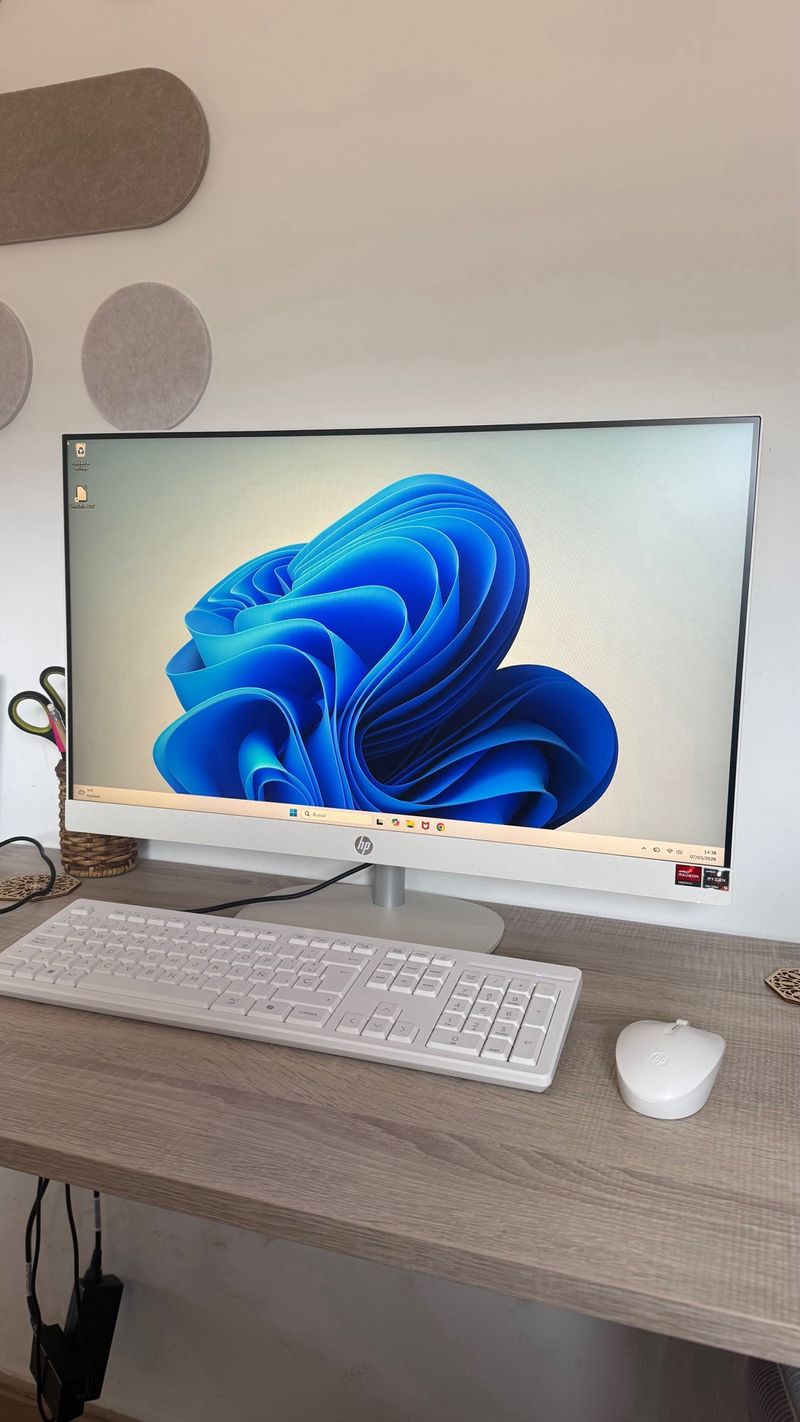 Ordenador sobremesa HP All-in-One 27 Blanco afbeelding 2