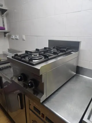 Cocina de gas industrial Arisco 2 fuegos