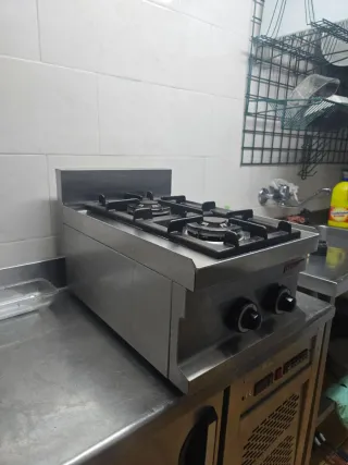Cocina de gas industrial Arisco 2 fuegos