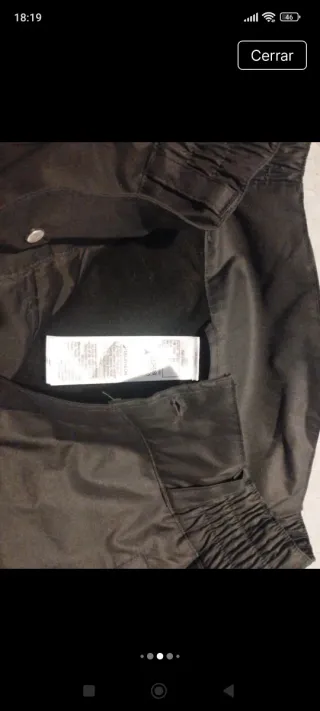 Pantalones de nieve negros