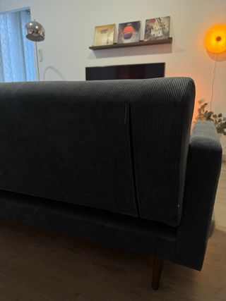 Sofá Cama Pana Gris