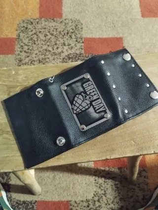 Billetera Cuero Green Day