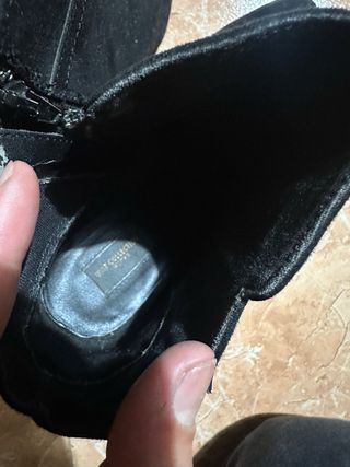 Botines tacón negros