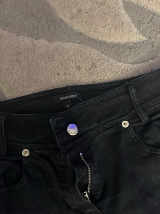 Denny Rose Jeans Neri Taglia S