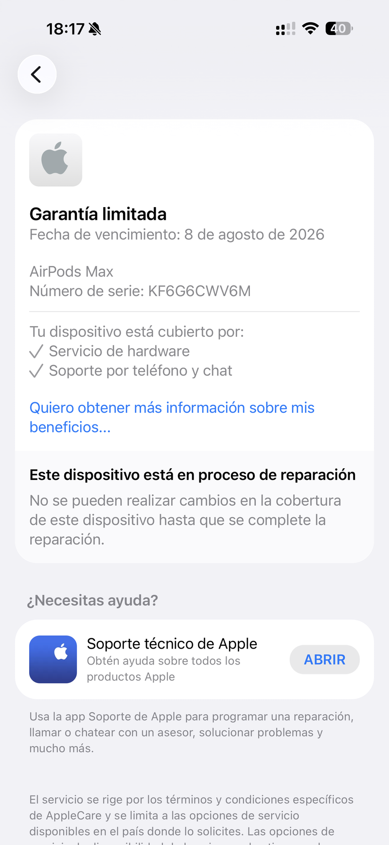 AirPods Max A3184 Midnight - Garantía 8/26 afbeelding 7