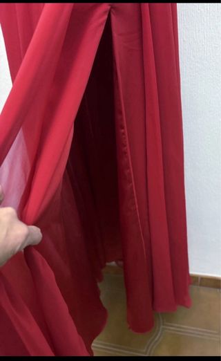 Vestido Largo Fiesta Rojo