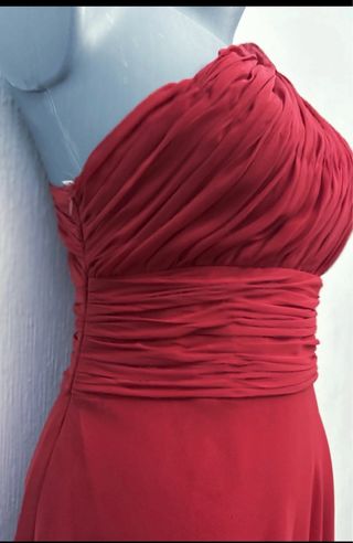 Vestido Largo Fiesta Rojo