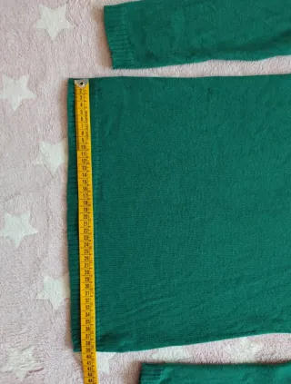 Jersey Gap Verde Cuello Vuelto Talla S