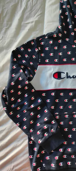 Felpa Champion logo all-over Tg XL / 13-14 yrs.