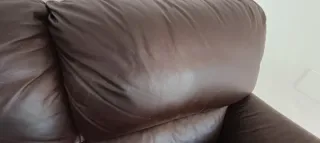 Sofá de 3 plazas piel sintética