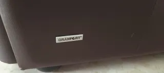 Sofá de 3 plazas piel sintética