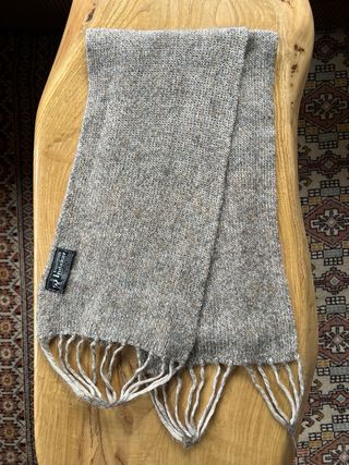 Bufanda Baby Alpaca Perú Huacaya Beige