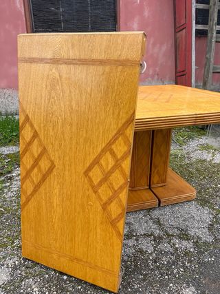 Mesa comedor vintage mimbre