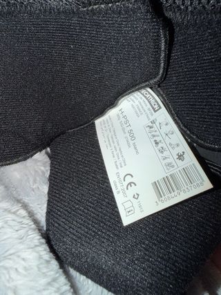 Mono de esquí WEDZE rojo Casco blanco  Gafas