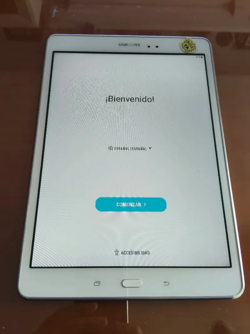 Tablet Samsung Tab A SM-T550 Blanca afbeelding 3