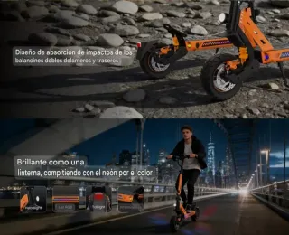Patinete eléctrico TF3 Pro 1200W 50km/h OFERTA!!!