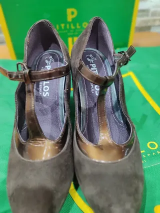 Zapatos Pitillos Marrones Sin Estrenar
