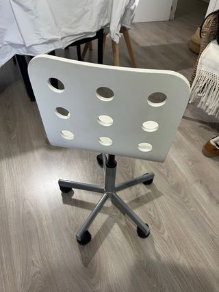 Silla de escritorio IKEA blanca