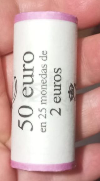 Cartucho 2 euros Salamanca 2025 sin circular