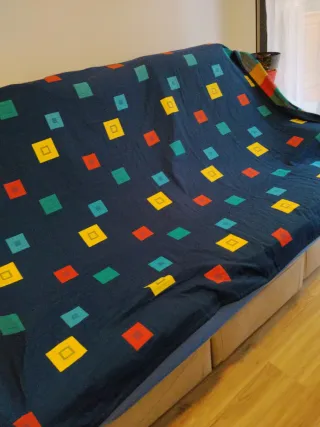 Cubre cama 105cm multicolor