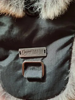 Gorro aviador negro y gris