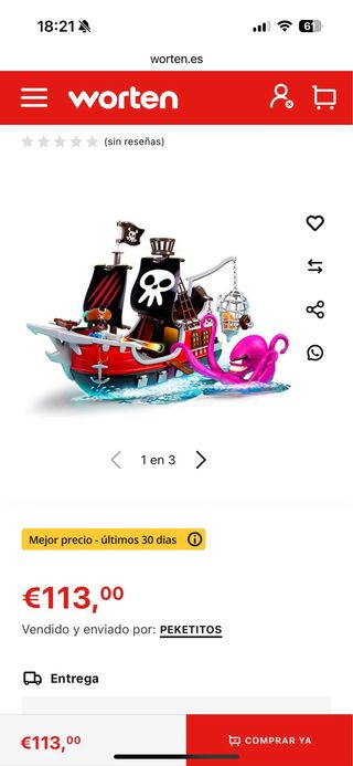 Barco Pirata y Isla Pinypon