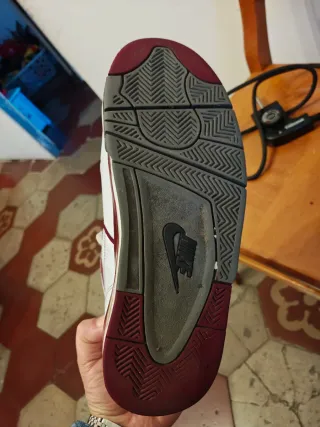 Scarpe Nike Air Flight Bianche Rosse