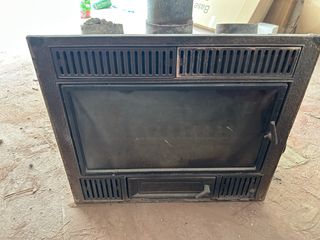 Chimenea Hergom con cristal y ventilación