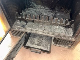 Chimenea Hergom con cristal y ventilación