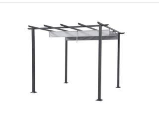 Estructura de pérgola metálica 3x3