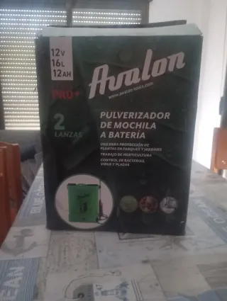 Pulverizador Mochila Avalon 16L, batería. SIN USAR