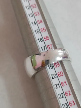 Anillo Plata Ley esmeralda eléctrica