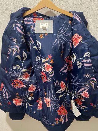 Abrigo Roxy Azul Marino Talla 14