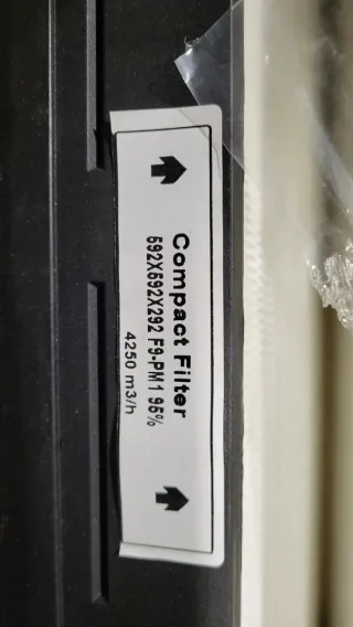 Filtro Compacto 592x592x292 4250 m3/h