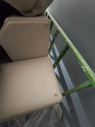 Sofá modular beige de tela