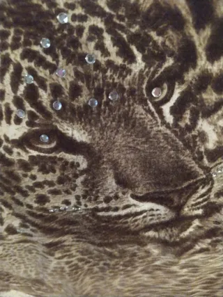 Maglia vintage stampa leopardo