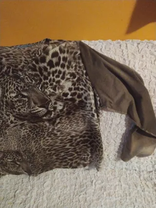 Maglia vintage stampa leopardo