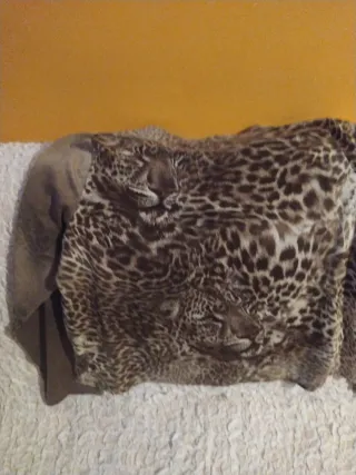 Maglia vintage stampa leopardo