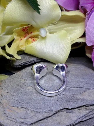 Anillo Gris Antracita Ajustable