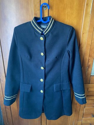 Abrigo paño mujer ROMACA negro