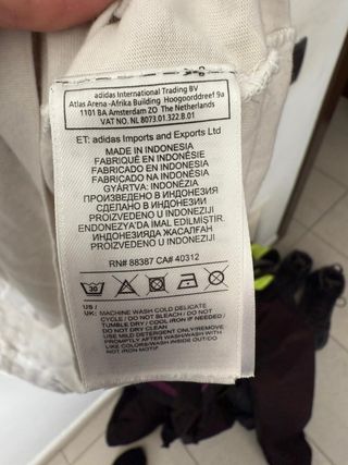 Camiseta Adidas 3 Stripes Beige