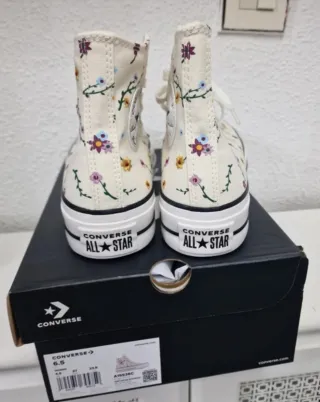 Zapatillas Converse Mujer Talla 37 Flores