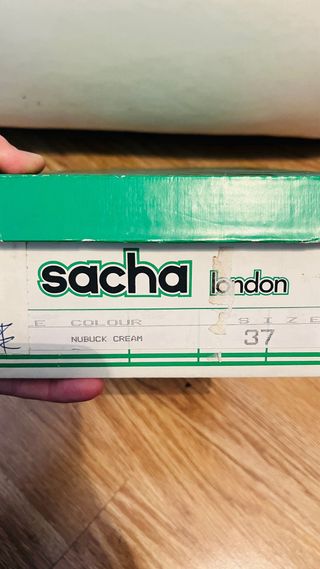 Zapatos Sacha London Ante Beige Talla 37