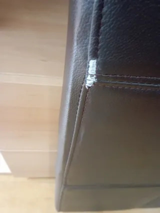 Cabecero marrón oscuro polipiel