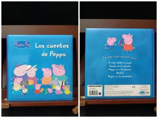 4 libros infantiles gran formato, Peppa Pig, etc