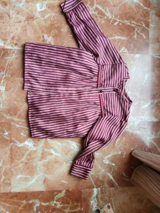 Blusones falleros rayas y negro 4 años