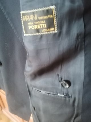 Giacca doppiopetto blu 60